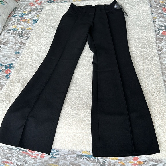 SUEY SHIER flare fabric pants - Picture 8 of 14
